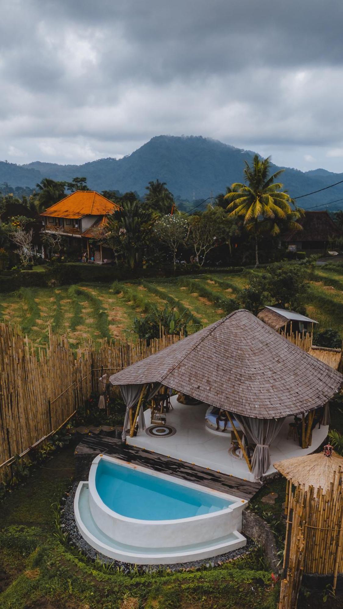 Vila Nivriti Bali Sidemen  Exteriér fotografie