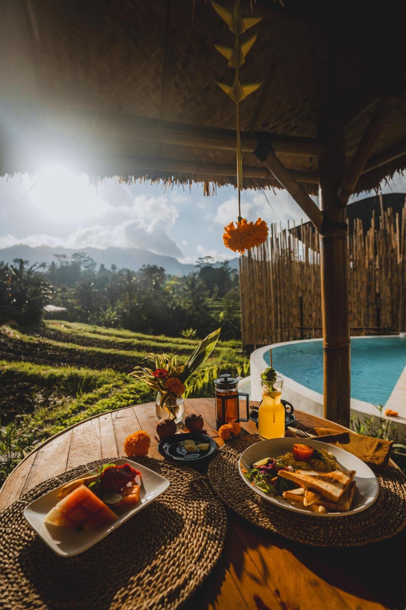 Vila Nivriti Bali Sidemen  Exteriér fotografie